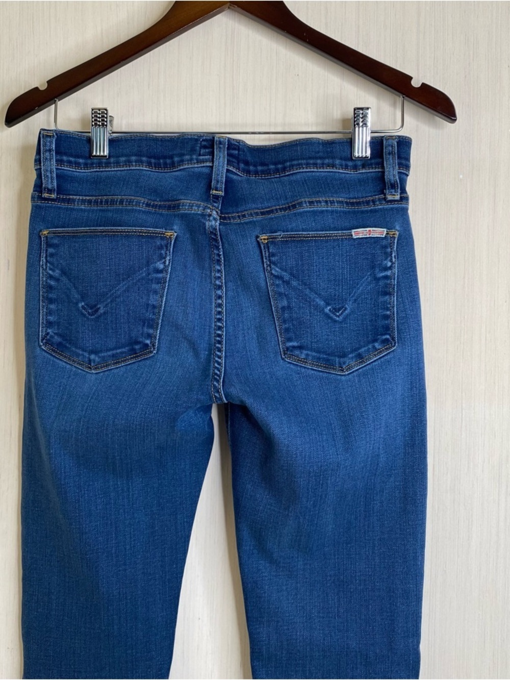 Hudson Women's NICO Midrise Super Skinny Jeans Dark Wash Size 28 - Picture 5 of 12